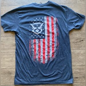 Next Level Freedom Isn’t Free American Flag Men’s T-Shirt